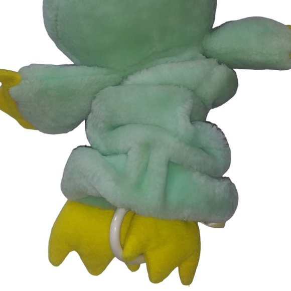 Vintage First Peek Green Frog Musical Lullaby Pull-String Hanging Crib Toy HTF - Picture 4 of 6